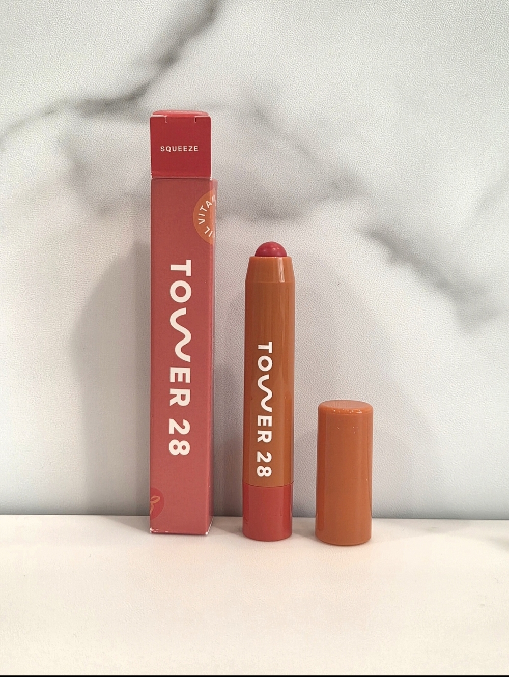 Tower 28 JuiceBalm Tinted Lip Balm In Squeeze 2.7g - NEW IN BOX
